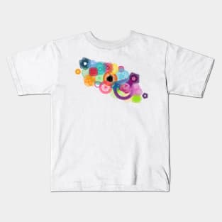 Imogen's Picture: a Patterned Spirograph Collage Kids T-Shirt